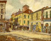 William Woodward St. Louis and Chartres Streets France oil painting artist